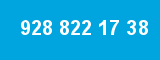 928 822 17 38 928 822 17 38